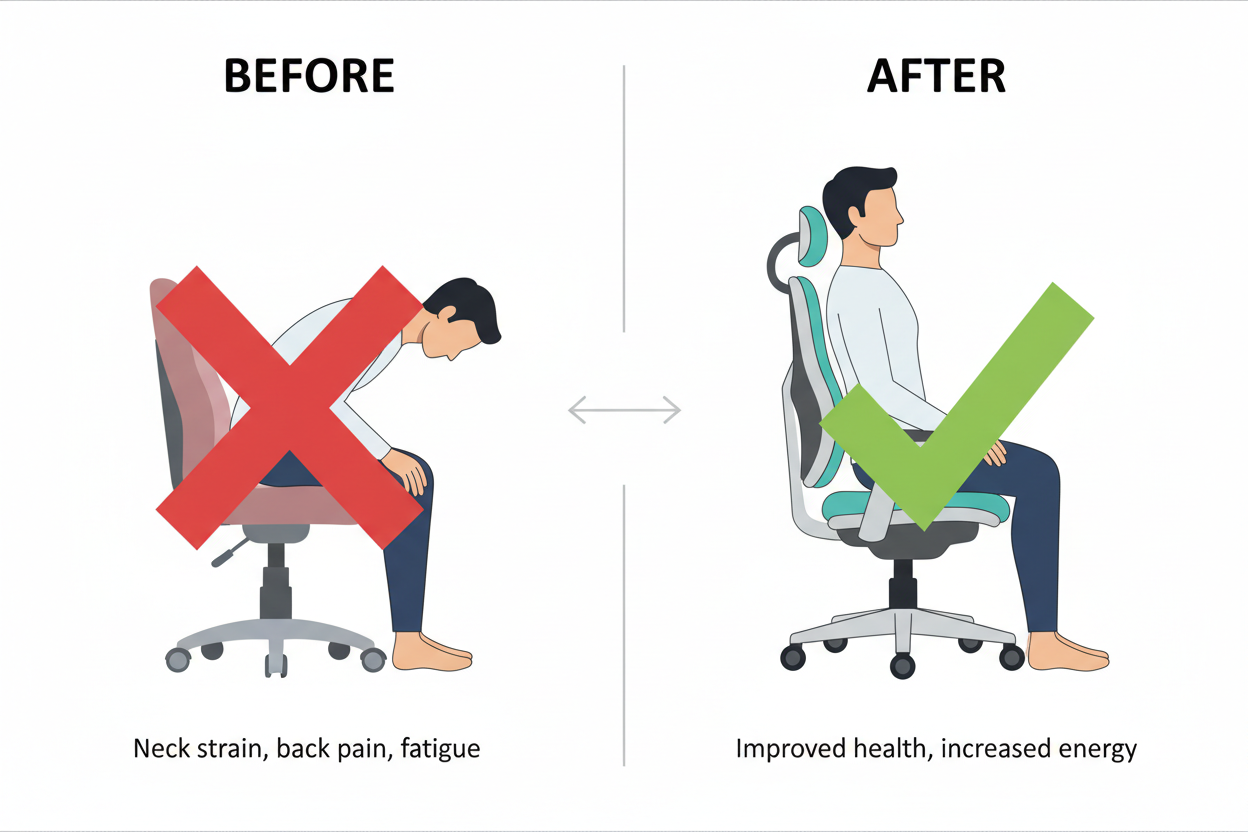 Comparativa Postura Antes y Después