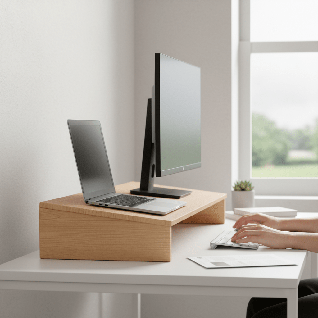 Elevador de Monitor WorkPosture – Elimina dolor de cuello y mejora tu postura al instante - WorkPosture