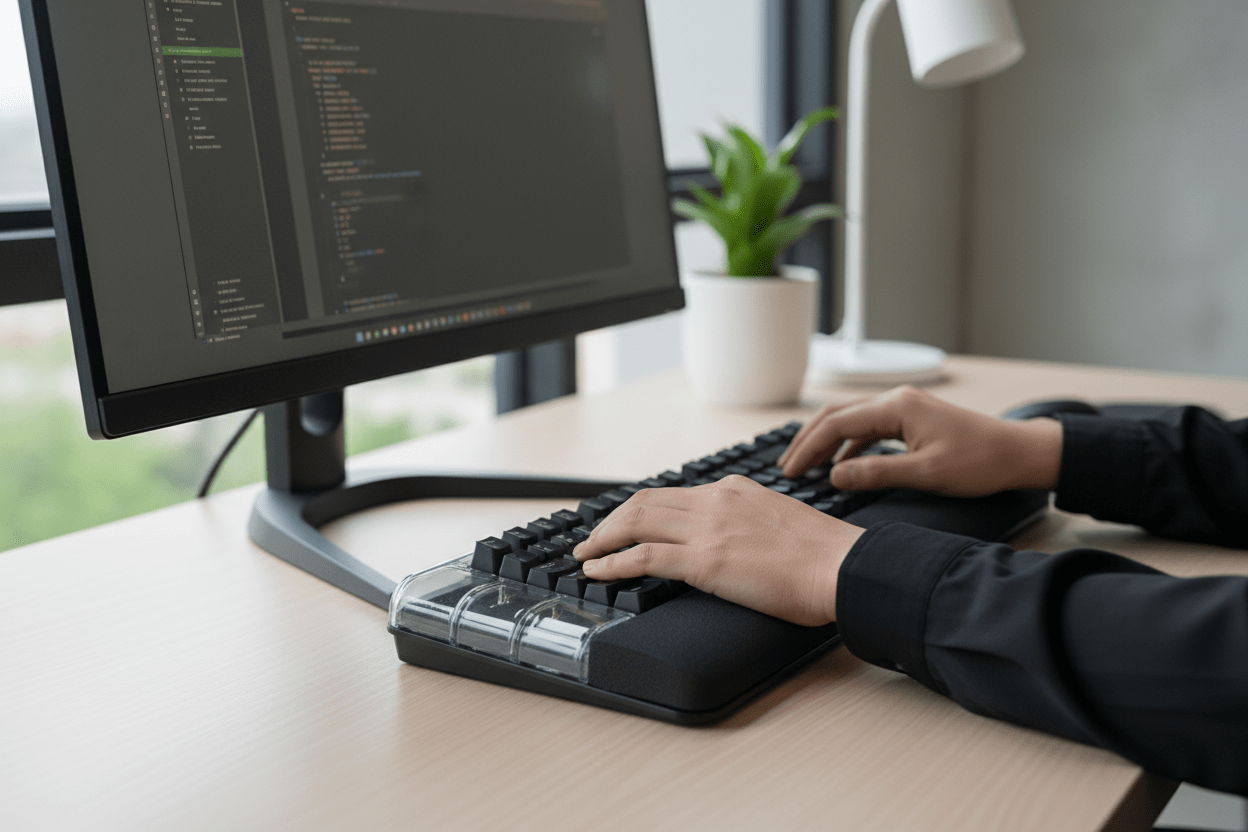 Reposamuñecas Ergonómico WorkPosture – Elimina dolor de muñeca y previene túnel carpiano - WorkPosture