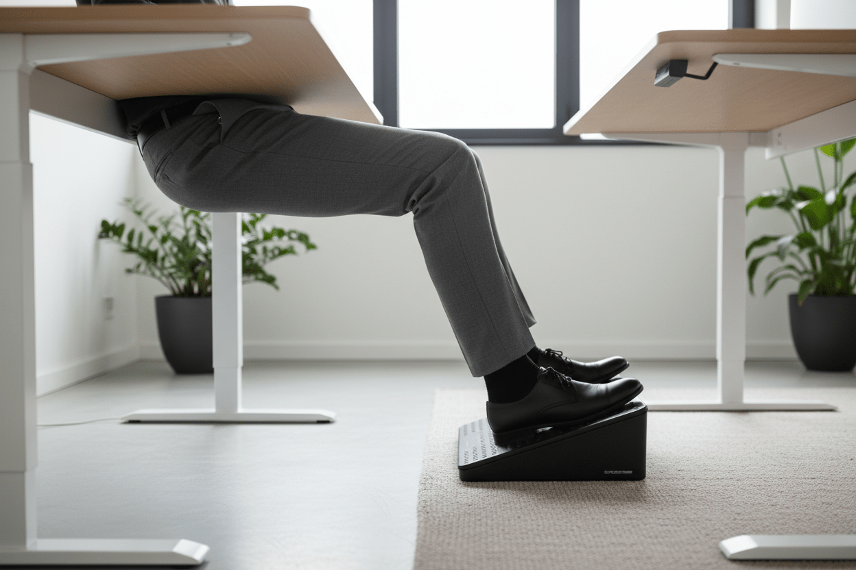 Reposapiés Ergonómico WorkPosture – Mejora circulación y elimina fatiga de piernas - WorkPosture
